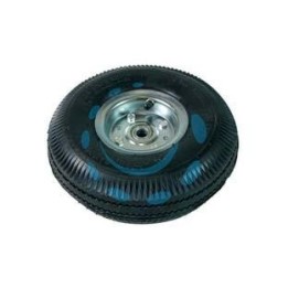 RUOTA PER CARRELLO PNEUMATICA MM.260 CON CUSCINETTO CERCHIO ACCIAIO - ø mm.260x85 foro mm.16
