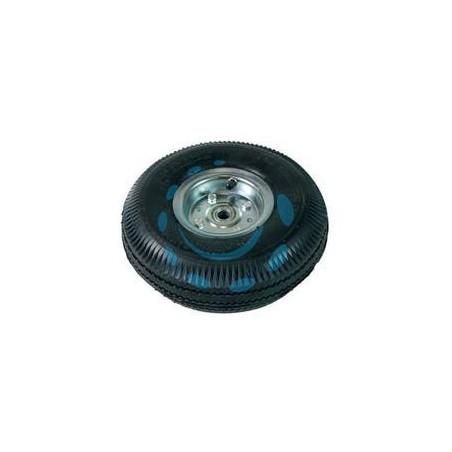 RUOTA PER CARRELLO PNEUMATICA MM.260 CON CUSCINETTO CERCHIO ACCIAIO - ø mm.260x85 foro mm.20