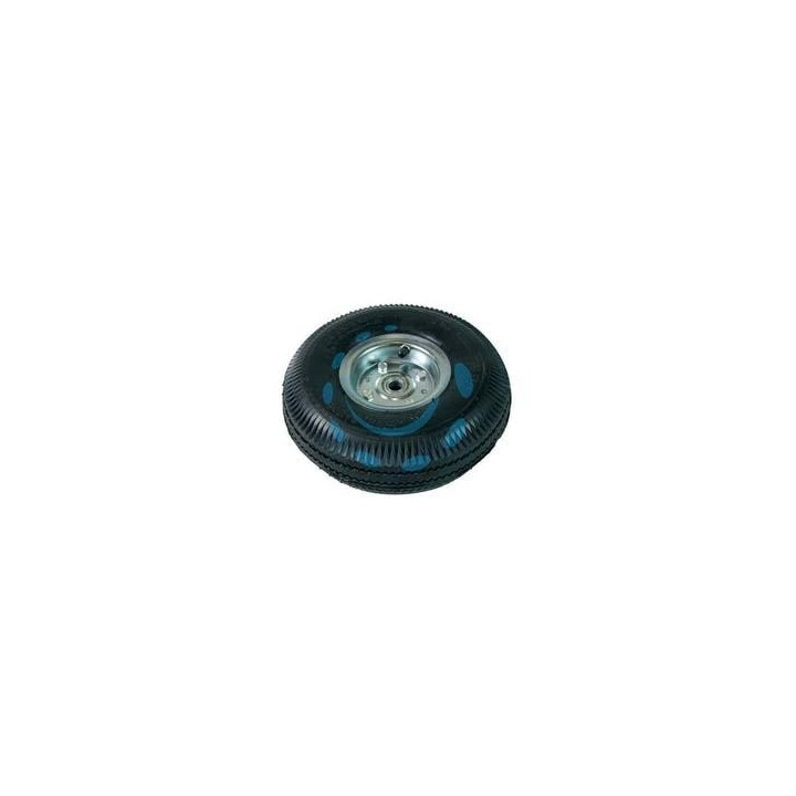 RUOTA PER CARRELLO PNEUMATICA MM.260 CON CUSCINETTO CERCHIO ACCIAIO - ø mm.260x85 foro mm.20
