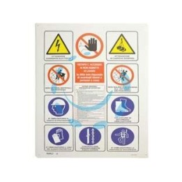 CARTELLO "12 SIMBOLI" - cm.70x100h