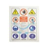 CARTELLO "12 SIMBOLI" - cm.70x100h