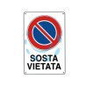 CARTELLO "SOSTA VIETATA" - cm.20x30h. 