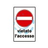 CARTELLO "VIETATO L’ACCESSO" - cm.20x30h. 