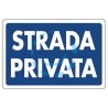CARTELLO "STRADA PRIVATA" - cm.30x20h. 