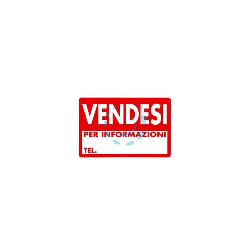 CARTELLO "VENDESI" - cm.30x20h. 