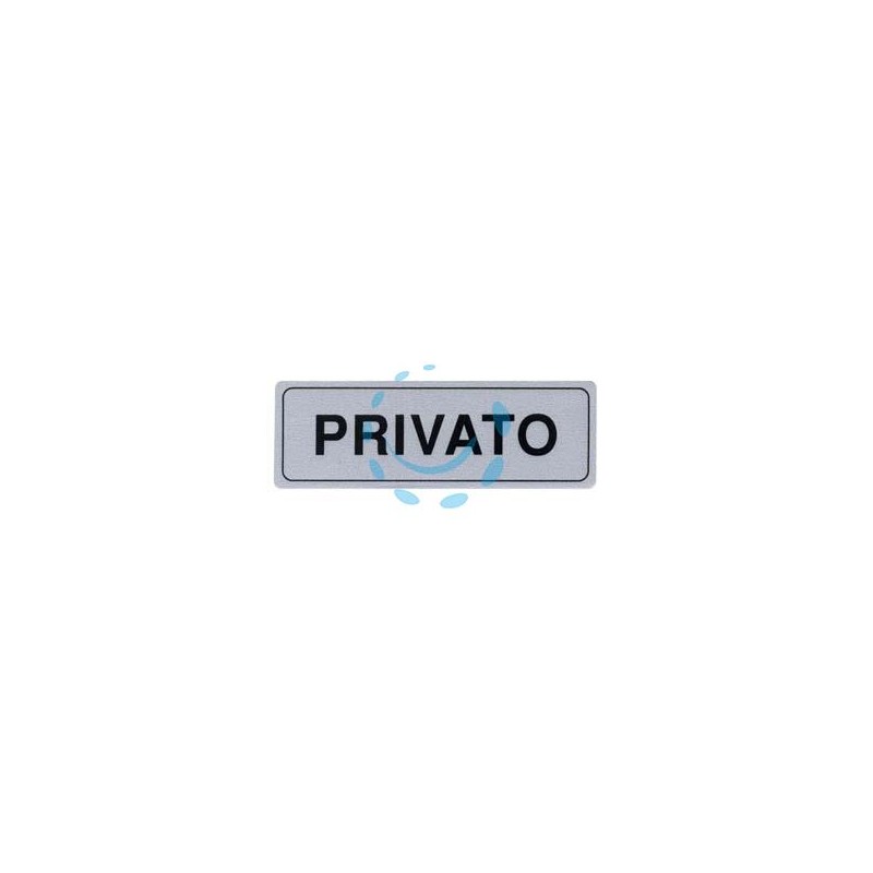 TARGHETTA ADESIVA "PRIVATO" - cm.15x5h.