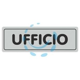 TARGHETTA ADESIVA "UFFICIO" - cm.15X5h.