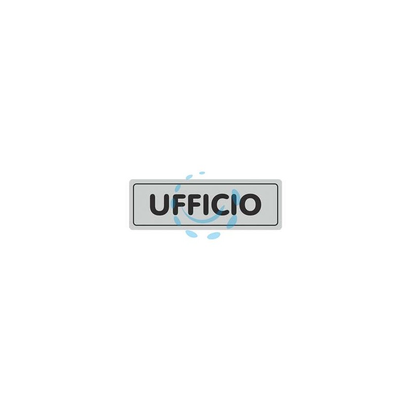 TARGHETTA ADESIVA "UFFICIO" - cm.15X5h.