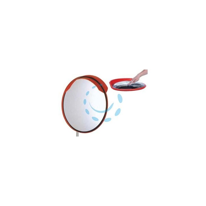 SPECCHIO STRADALE PARABOLICO INFRANGIBILE IN POLICARBONATO - ø cm.80