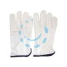 GUANTI DA LAVORO IN PELLE BOVINA BIANCO - tg.8