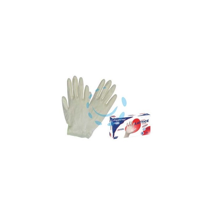 GUANTI IN LATTICE FP - tg.S misura 6/6,5 in conf. da 100pz.