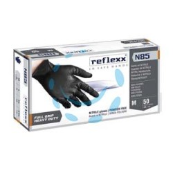 GUANTO IN NITRILE GRIP 3D GR.8,4 SENZA POLVERE NERO N85B - tg.XL in conf. da 50 pz. 