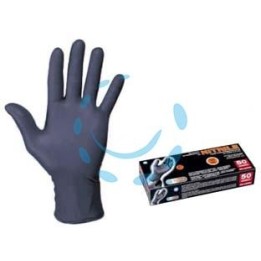 GUANTI IN NITRILE SPESSORATI NERI - tg.L in conf. da 50 pz. (PG506.11) 