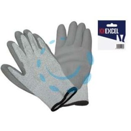 GUANTI ANTITAGLIO IN FILO UHMVPE E NYLON SPALMATO IN POLIURETANO - tg.M misura 8
