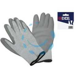 GUANTI ANTITAGLIO IN FILO UHMVPE E NYLON SPALMATO IN POLIURETANO - tg.M misura 8