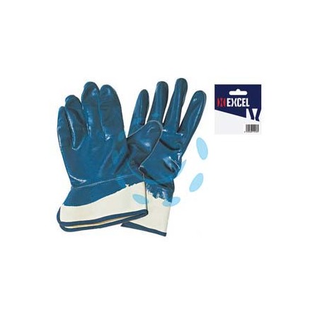 GUANTI DA LAVORO IN TELA COMPLETAMENTE SPALMATO IN NBR - tg.10