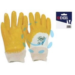 GUANTI DA LAVORO IMPREGNATO IN NBR COLORE GIALLO - tg. 9
