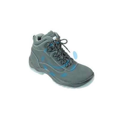 SCARPA DA LAVORO ALTA PELLE ROVESCIATA S3 KEVLAR - n°39