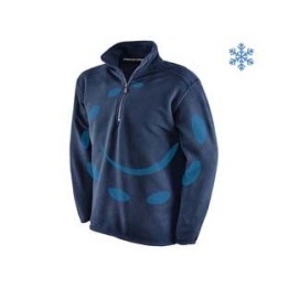 GIUBBINO IN PILE POLIESTERE CANAZEI BLU NAVY - tg.XXL