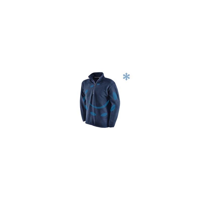 GIUBBINO IN PILE POLIESTERE CANAZEI BLU NAVY - tg.XXL