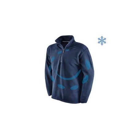 GIUBBINO IN PILE POLIESTERE CANAZEI BLU NAVY - tg.XXL