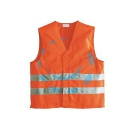 GILET ALTA VISIBILITA' ARANCIONE 