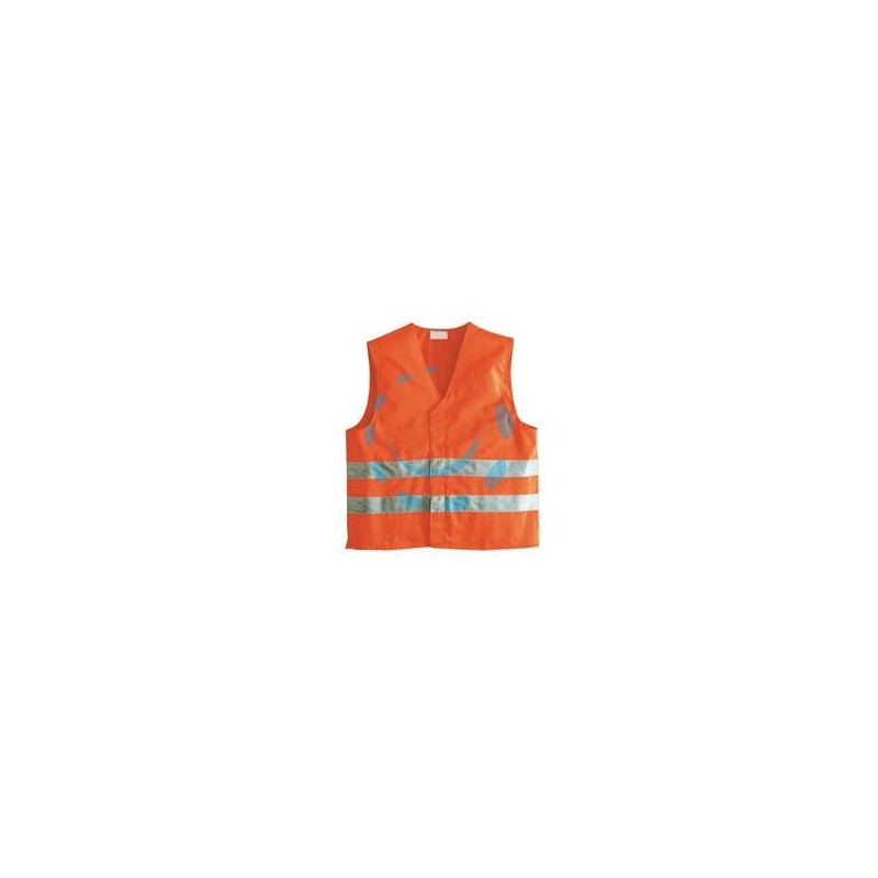 GILET ALTA VISIBILITA' ARANCIONE 