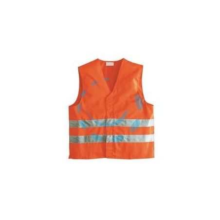 GILET ALTA VISIBILITA' ARANCIONE 