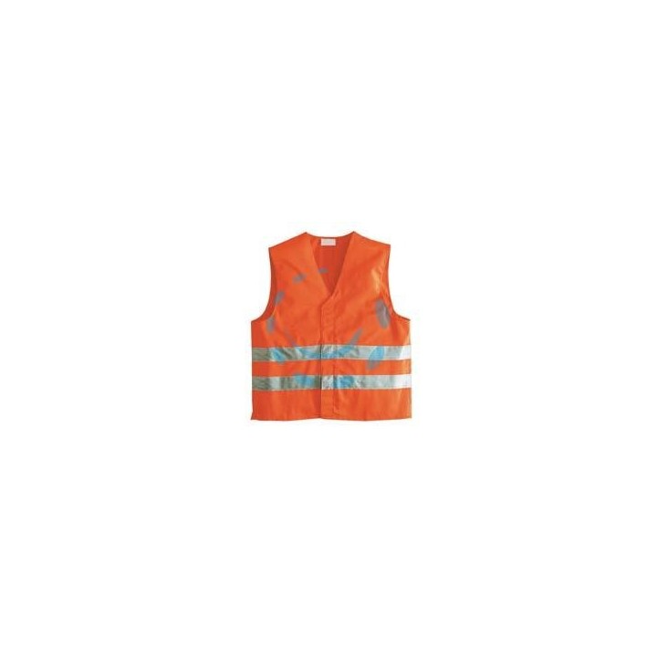GILET ALTA VISIBILITA' ARANCIONE 