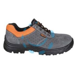 SCARPA BASSA SCAMOSCIATA TRAFORATA 7246E S1P - n°39