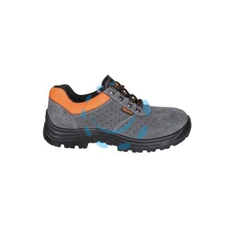 SCARPA BASSA SCAMOSCIATA TRAFORATA 7246E S1P - n°42