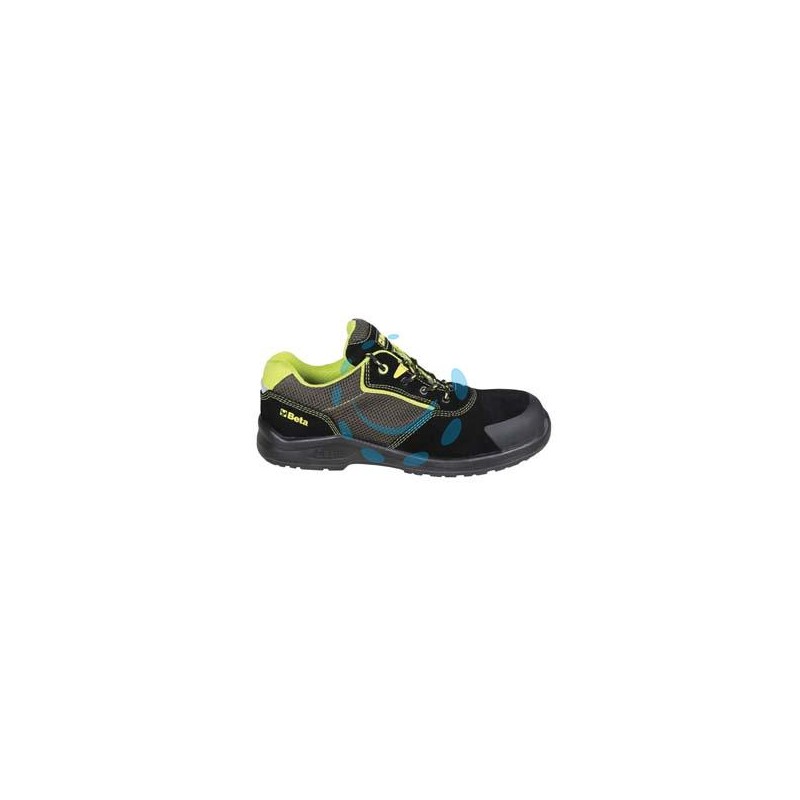 SCARPA BASSA IN PELLE SCAMOSCIATA 7223PEK S1P - n°40