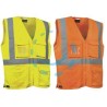 GILET SEKI AD ALTA VISIBILITA' - tg.XL - giallo fluo/navy