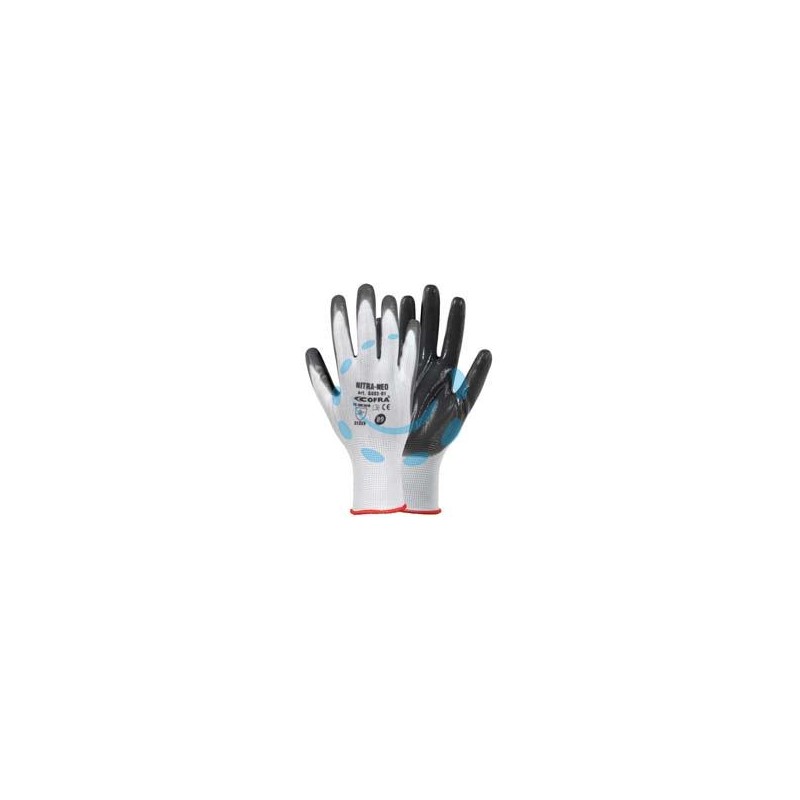 GUANTI DA LAVORO NITRA-NEO IN NITRILE - tg.XL