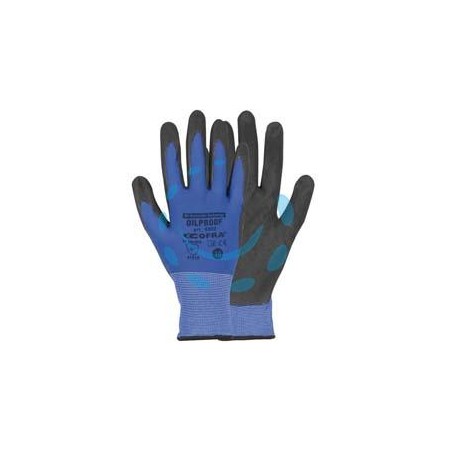 GUANTI DA LAVORO OIL PROOF IN NITRILE - tg.XL