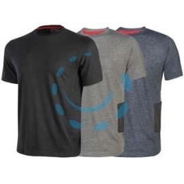 T-SHIRT ROAD MANICA CORTA - tg.2XL - grey meteorite - 90% cotone,10% viscose