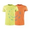 T-SHIRT FLUO MANICA CORTA - tg.L - orange - 100% cotone