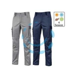 PANTALONE CARGO CRAZY IN TC STRETCH SLIM FIT - tg.M - stone grey