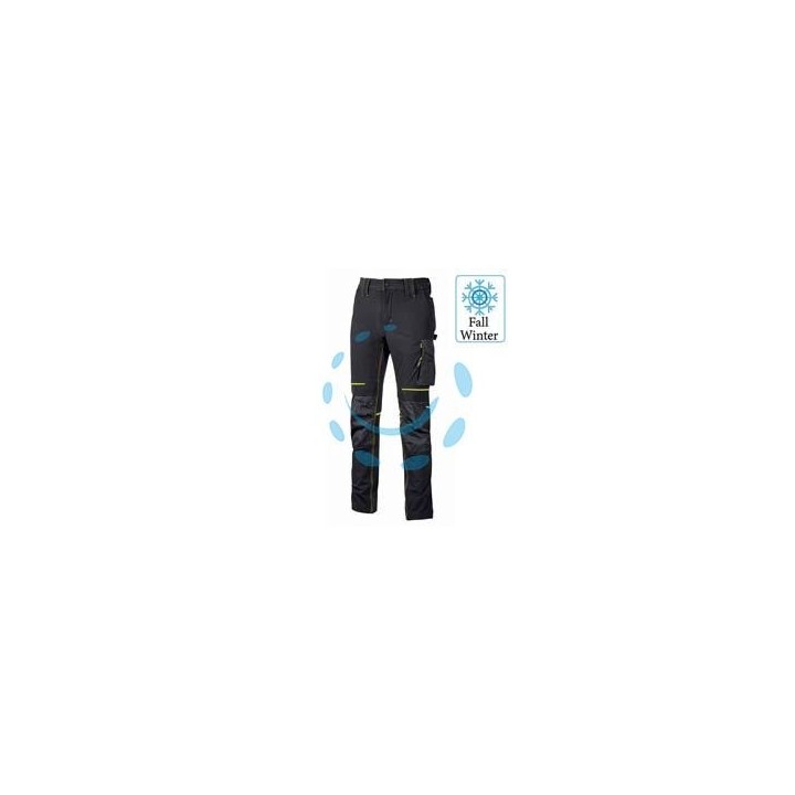 PANTALONE ATOM BLACK CARBON - tg.XL
