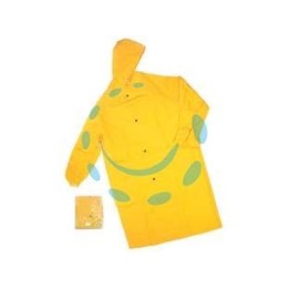 IMPERMEABILE CAPPOTTO IN PVC BISPALMATO PLP GIALLO - tg. XXXL