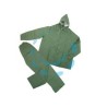 IMPERMEABILE GIACCA/PANTALONE IN PVC BISPALMATO PLP VERDE - tg. M