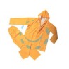 IMPERMEABILE GIACCA/PANTALONE IN PVC BISPALMATO PLP GIALLO - tg. XL