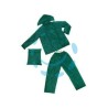 IMPERMEABILE GIACCA/PANTALONE IN NYLON VERDE - tg. XL