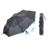OMBRELLO PIEGHEVOLE SUPER MINI CON CUSTODIA IN PVC NERO 