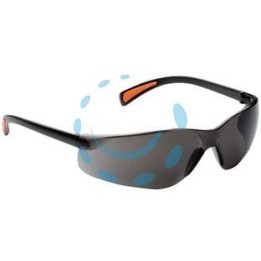 OCCHIALI DI PROTEZIONE STANGHETTE FISSE SPORT GRIGIO SCURO 