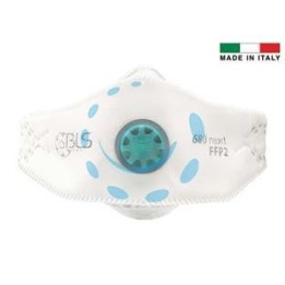MASCHERINE CON VALVOLA FFP2 SERIE BLS 680 NEXT IMBUSTATA SINGOLARMENTE - 680 next