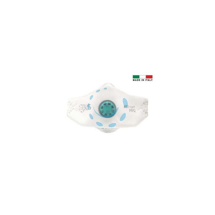 MASCHERINE CON VALVOLA FFP2 SERIE BLS 680 NEXT IMBUSTATA SINGOLARMENTE - 680 next