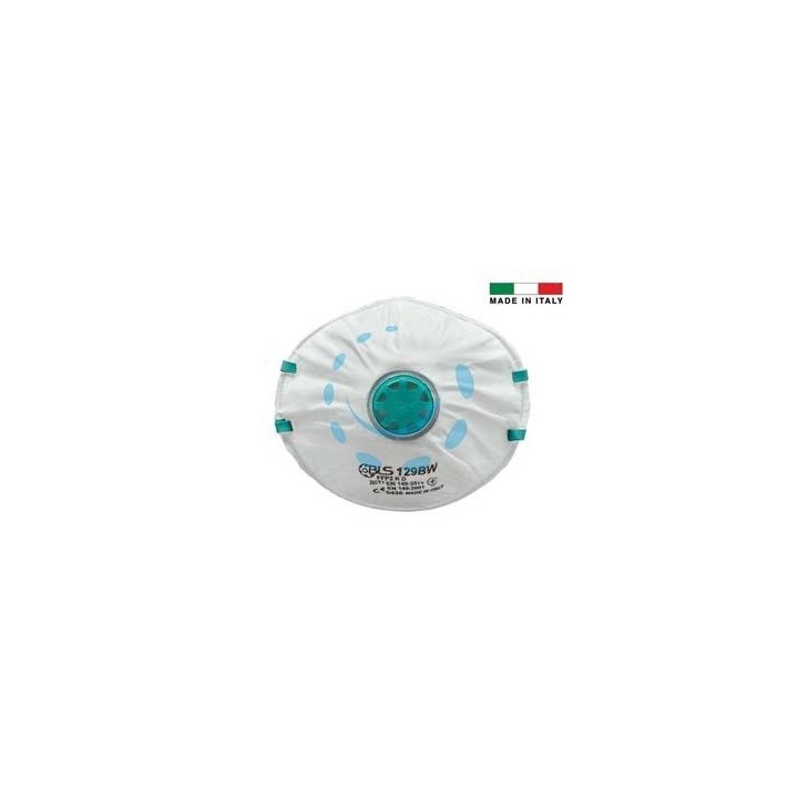 MASCHERINE CON VALVOLA FFP2 BLS CLASSIC 129BW IMBUSTATA SINGOLARMENTE - 129BW