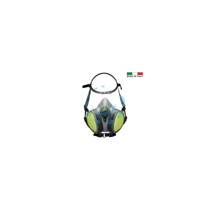 MASCHERA IN GOMMA TERMOPLASTICA SERIE BLS 8100 NEXT CON FILTRI 