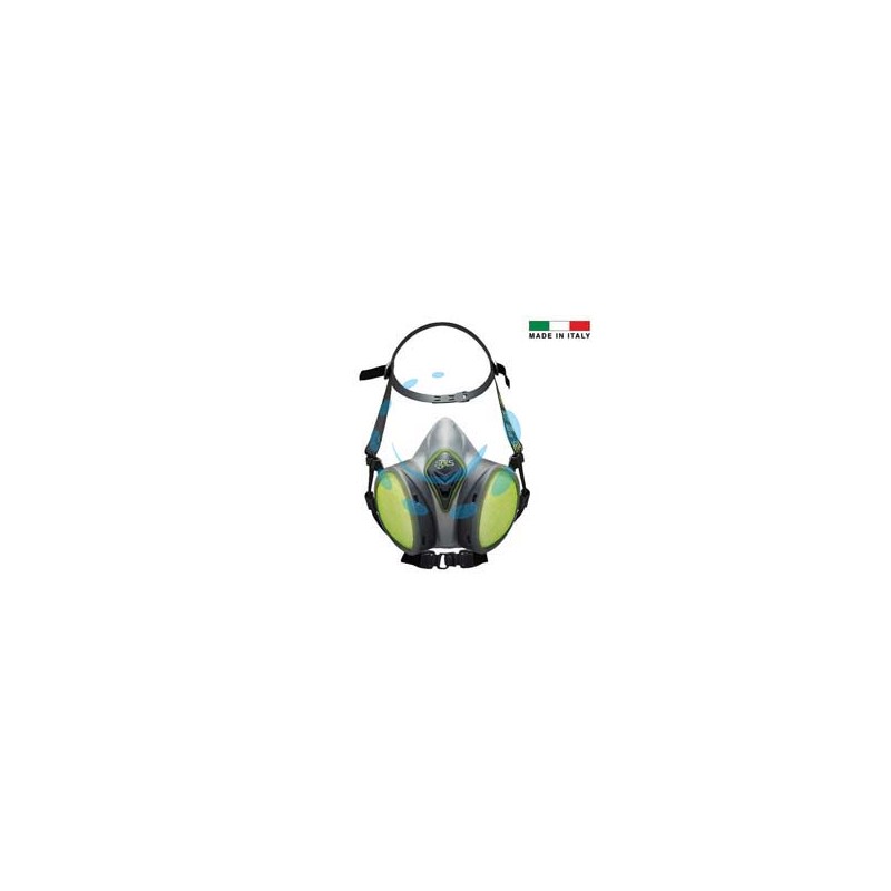 MASCHERA IN GOMMA TERMOPLASTICA SERIE BLS 8600 NEXT CON FILTRI 